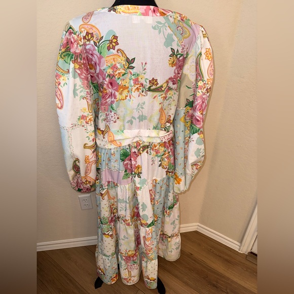 Eloquii Floral Wrap Maxi Dress – Size 20 - Picture 3 of 10